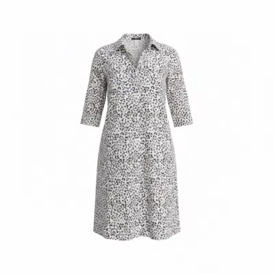 Mary Marshmallow Women's Neutrals Delray Dress - Leopard Spots - Neutral In Gray