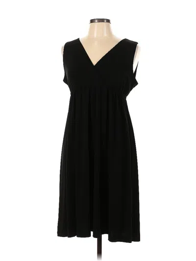 Pre-owned Mary Mcfadden Casual Dress In Black