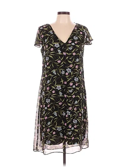 Pre-owned Mary Mcfadden Casual Dress In Black