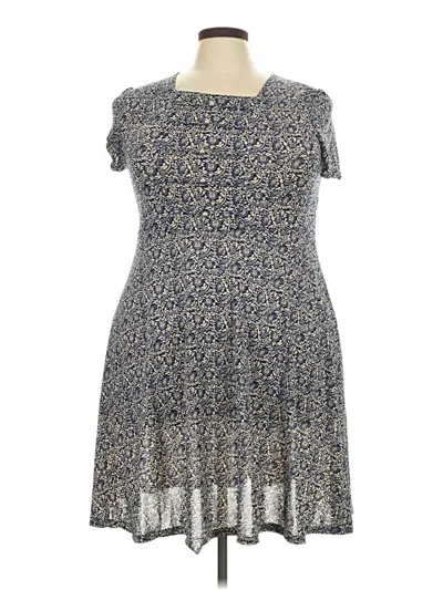 Pre-owned Mary Mcfadden Casual Dress In Blue