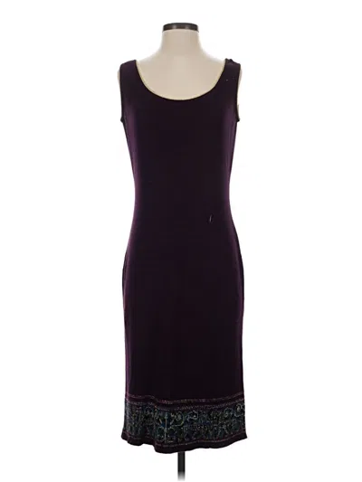 Pre-owned Mary Mcfadden Cocktail Dress In Purple