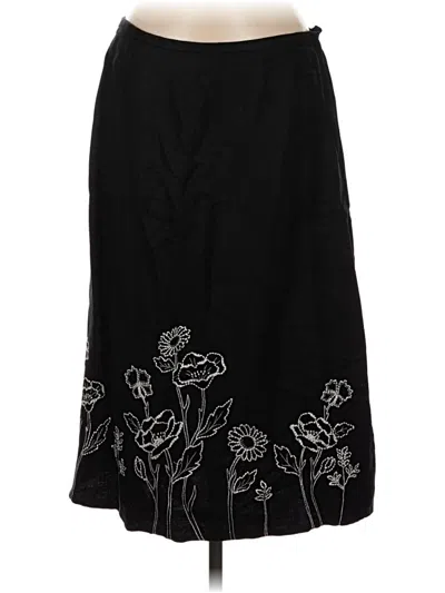 Pre-owned Mary Mcfadden Formal Skirt In Black