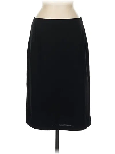 Pre-owned Mary Mcfadden Formal Skirt In Black