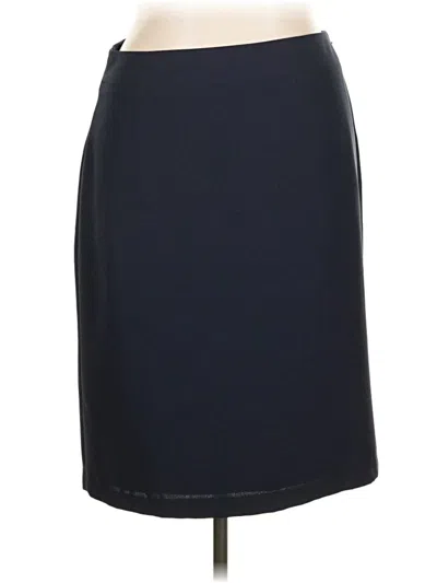 Pre-owned Mary Mcfadden Formal Skirt In Black