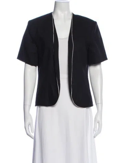 Pre-owned Mary Mcfadden Jacket In Blue