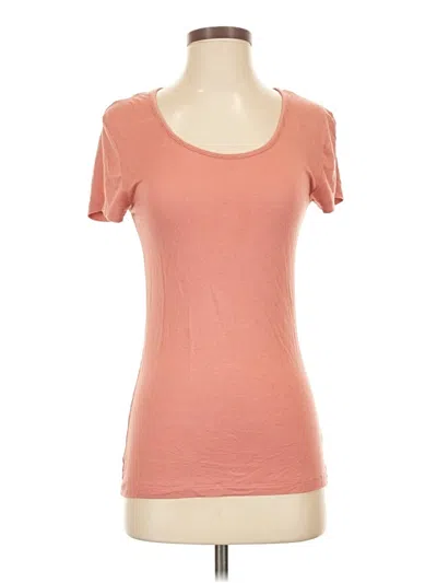 Pre-owned Mary Mcfadden Short Sleeve T-shirt In Pink
