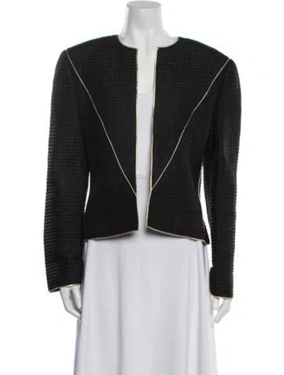 Pre-owned Mary Mcfadden Vintage 1980's Evening Jacket In Black
