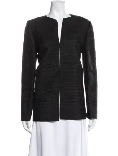 Pre-owned Mary Mcfadden Vintage 1980's Jacket In Black