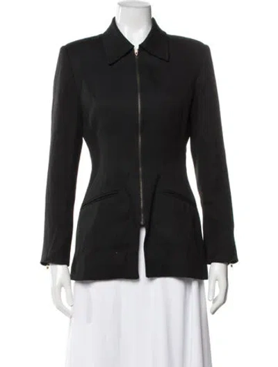 Pre-owned Mary Mcfadden Vintage 1980's Jacket In Black