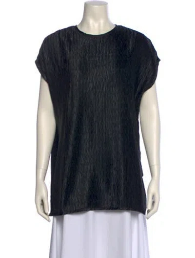 Pre-owned Mary Mcfadden Vintage 1980's T-shirt In Black