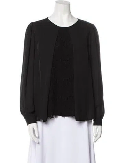 Pre-owned Mary Mcfadden Vintage 1990's Blouse In Black
