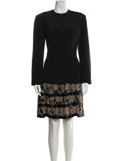 Pre-owned Mary Mcfadden Vintage 2000's Skirt Suit In Multi