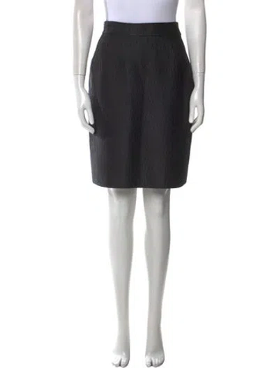 Pre-owned Mary Mcfadden Vintage Knee-length Skirt In Black