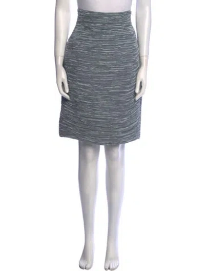 Pre-owned Mary Mcfadden Vintage Knee-length Skirt In Green