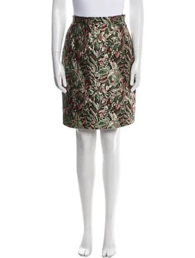 Pre-owned Mary Mcfadden Vintage Knee-length Skirt In Multi