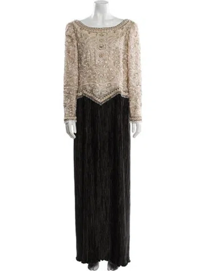 Pre-owned Mary Mcfadden Vintage Long Dress