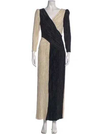 Pre-owned Mary Mcfadden Vintage Long Dress