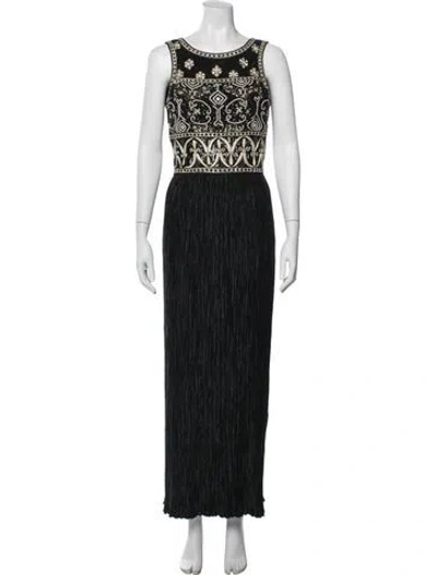 Pre-owned Mary Mcfadden Vintage Long Dress In Multi