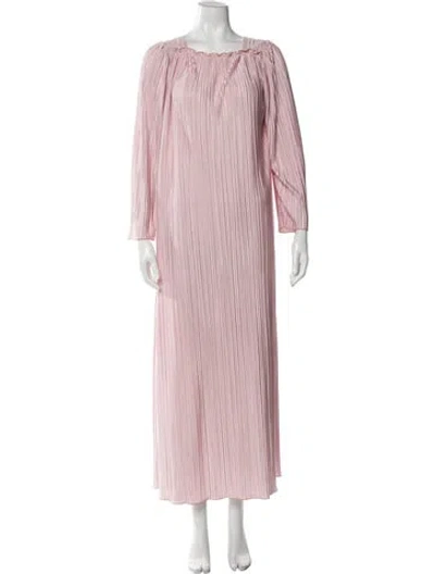 Pre-owned Mary Mcfadden Vintage Long Dress In Pink