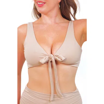 Mary Mercedes Amelia 2-way Bikini Top In Nude