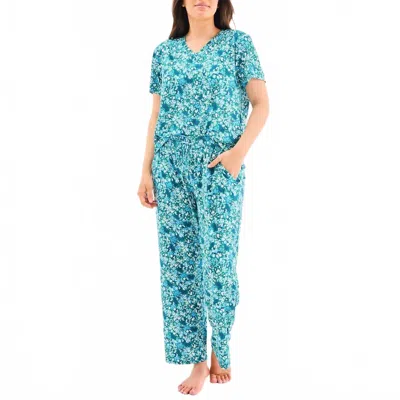 Mary Square Alli Daydreaming Pajama Set In Blue