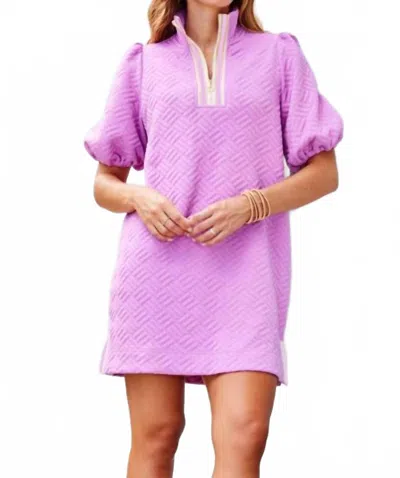 Mary Square Andie Mini Dress In Orchid In Pink