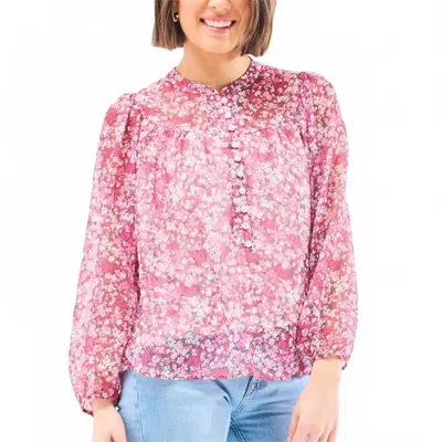Mary Square Brianna Daydreaming Top In Pink