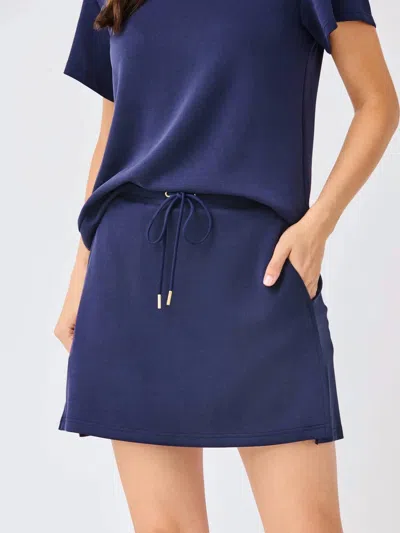Mary Square Cora Skirt In Navy In Blue
