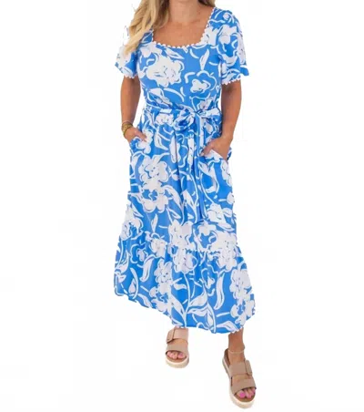 Mary Square Emery Dress In Spring Serenade In Multi