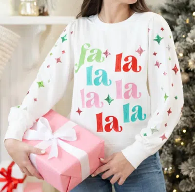 Mary Square Falala Sweater In White