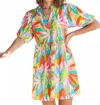 Mary Square Catalina Mini Dress In Get Tropical In Multi