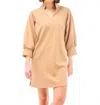 Mary Square Hadley Mini Dress In Latte In Neutral