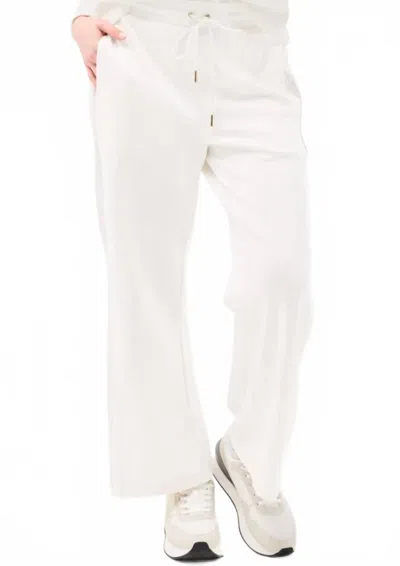 Mary Square Hazel Track Pants In Ivory In White
