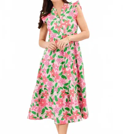 Mary Square Kari Maxi Dress In Island Muse In Multi