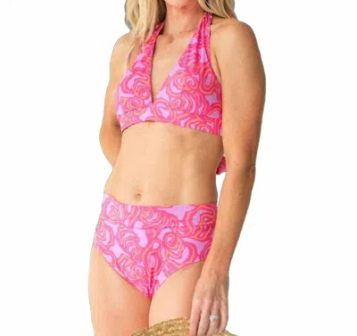 Mary Square Kristi Sandy Shore Two Piece Swimsuit In Pink