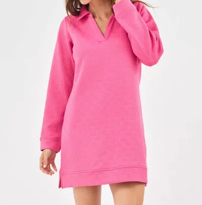 Mary Square Lindsey Dress In Pink
