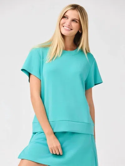 Mary Square Mckenzie Top In Ocean In Blue