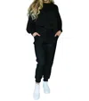 Mary Square Millie Luxe Sweatpant In Black In Black
