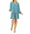 Mary Square Natasha Dress In Stay Polished In Multi