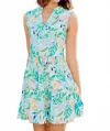 Mary Square Newport Mini Dress In Enchanted In Blue
