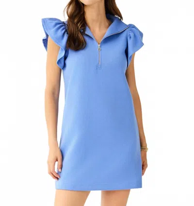 Mary Square Paige Dress In Blue