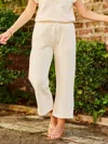 Mary Square Porter Pant In Ivory In Multi