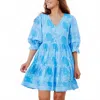 Mary Square Raya Color Me Sweet Mini Dress In Blue In Blue