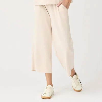 Mary Square Sabrina Lounge Pant In Sand In Neutral