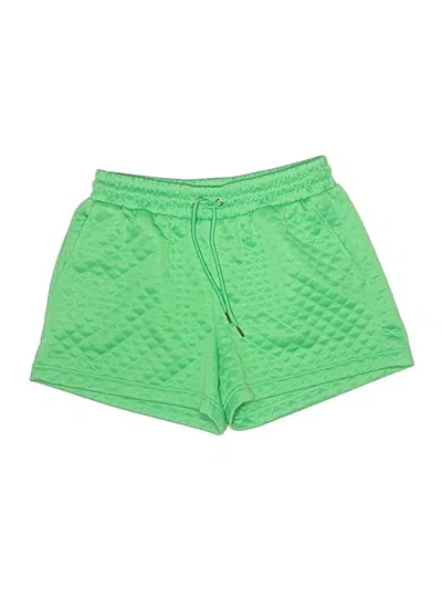 Mary Square Shorts In Green