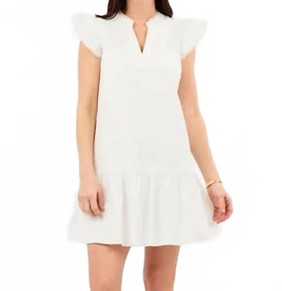 Mary Square Sierra Mini Dress In White