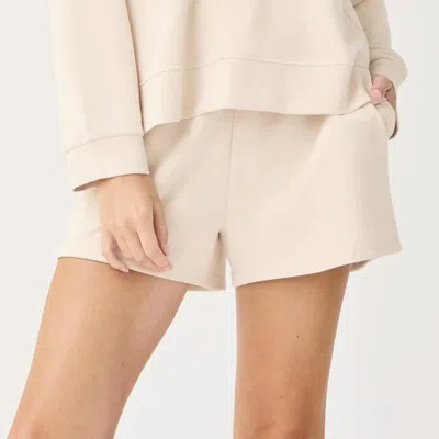 Mary Square Stephie Lounge Shorts In Sand In Neutral