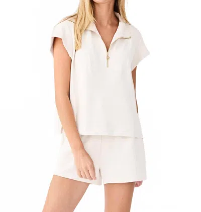 Mary Square Stephie Short Set In Ivory In Pattern