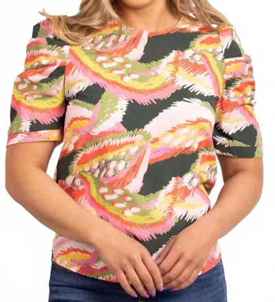 Mary Square Wild Wonder Tory Top In Multi