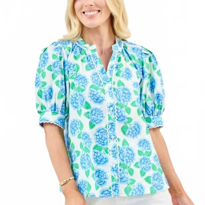 Mary Square Women's Elaine Summerfair Top In Blue